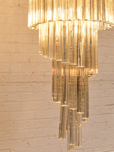 Load image into Gallery viewer, Spiral Art Deco Style Chandelier