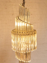 Load image into Gallery viewer, Spiral Art Deco Style Chandelier