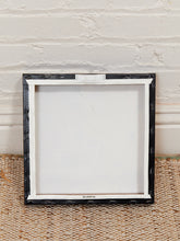 Load image into Gallery viewer, Golden Current Abstract Mixed Media Artwork in Amber and Black