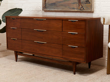Load image into Gallery viewer, Kent Coffey Mid Century Walnut Dresser