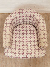 Load image into Gallery viewer, Geometric Club Chair as Found