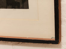 Load image into Gallery viewer, Fading Face Framed Monochrome Figurative Print with Dreamlike Portrait