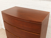Load image into Gallery viewer, Five Drawer Bowed Front Art Deco Dresser Highboy