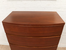 Load image into Gallery viewer, Five Drawer Bowed Front Art Deco Dresser Highboy