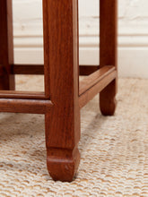 Load image into Gallery viewer, Mid-Century Chinese Lacquered Teakwood Ming Style Nesting Tables