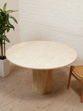 Load image into Gallery viewer, Travertine Round Table