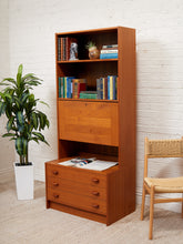 Load image into Gallery viewer, Teak Vintage Mid Century Tall Shelf