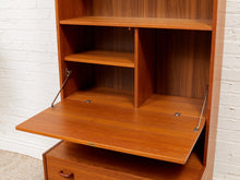 Load image into Gallery viewer, Teak Vintage Mid Century Tall Shelf