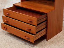 Load image into Gallery viewer, Teak Vintage Mid Century Tall Shelf