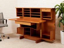 Load image into Gallery viewer, Danish Teak Vintage Transformer Secretary