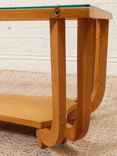 Load image into Gallery viewer, Blonde Mid Century Vintage Coffee Table