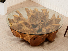 Load image into Gallery viewer, Teak Vintage Root Wood Table