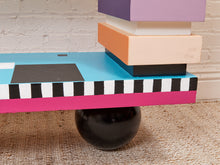 Load image into Gallery viewer, Memphis Style Console Cabinet by Designer Aliyah Rivera