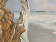 Load image into Gallery viewer, Driftwood Shore Coastal Seascape Painting