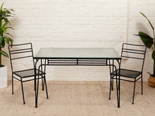 Load image into Gallery viewer, Mid Century Outdoor Patio Table with 2 Chairs