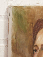 Load image into Gallery viewer, Portrait of Woman in Blue Original Painting