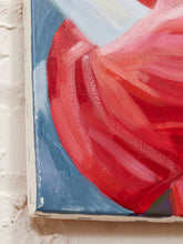 Load image into Gallery viewer, Boombox in Red Contemporary Figurative Painting with Retro Stereo