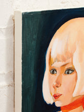 Load image into Gallery viewer, Woman in Red Scarf Original Painting