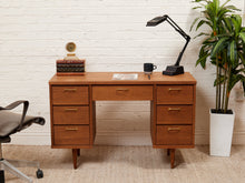 Load image into Gallery viewer, 1960’s Mid Century Double Pedestal Desk