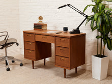 Load image into Gallery viewer, 1960’s Mid Century Double Pedestal Desk