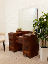 Load image into Gallery viewer, Art Deco Vanity with Mirror