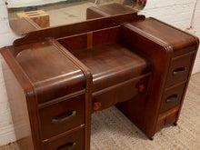 Load image into Gallery viewer, Art Deco Vanity with Mirror