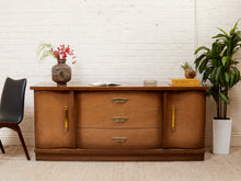 Load image into Gallery viewer, Deco Style Vintage 1950’s Wavy Front Dresser