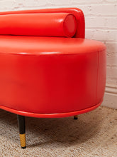 Load image into Gallery viewer, Red Retro Bench