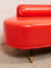 Load image into Gallery viewer, Red Retro Bench