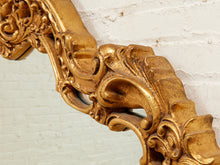 Load image into Gallery viewer, Louis XV Style Gilt Wall Mirror with Rococo Carved Floral Frame