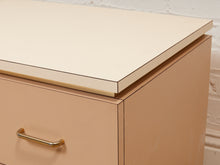 Load image into Gallery viewer, Double Drawer Mid Century Nightstand