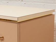 Load image into Gallery viewer, Double Drawer Mid Century Nightstand