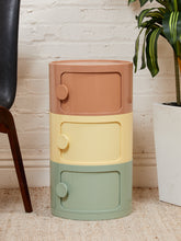 Load image into Gallery viewer, Mulitcolor Side Table with Drawers