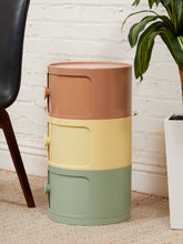Load image into Gallery viewer, Mulitcolor Side Table with Drawers