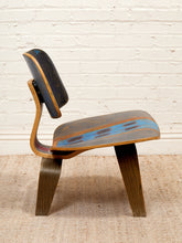 Load image into Gallery viewer, Spencer Collins Hand-Painted Eames Style Molded Plywood Chair with Abstract Portrait