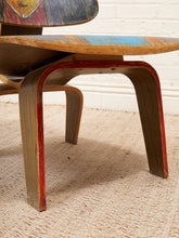 Load image into Gallery viewer, Spencer Collins Hand-Painted Eames Style Molded Plywood Chair with Abstract Portrait