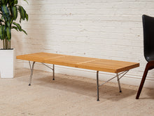 Load image into Gallery viewer, George Nelson Style Platform Bench With Metal Base