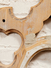 Load image into Gallery viewer, Vintage Carved Architectural Wall Mirror Frame in Unfinished Wood