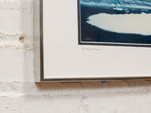 Load image into Gallery viewer, Blue Iceberg Framed Polar Landscape Print in Cool Blue Tones