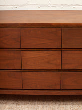 Load image into Gallery viewer, Restored 9 drawer Mid Century Dresser