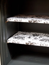 Load image into Gallery viewer, Dark Green Antique Bar Hutch