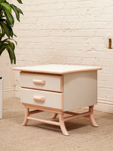 Load image into Gallery viewer, Pair of Retro 50’s Asian Style Nightstands