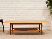 Load image into Gallery viewer, Solid Walnut Room and Board Coffee Table with Caning