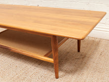 Load image into Gallery viewer, Solid Walnut Room and Board Coffee Table with Caning