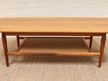 Load image into Gallery viewer, Solid Walnut Room and Board Coffee Table with Caning