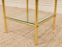 Load image into Gallery viewer, Gold Hollywood Regency Shelf