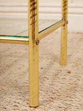 Load image into Gallery viewer, Gold Hollywood Regency Shelf