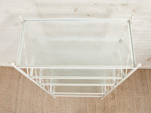 Load image into Gallery viewer, Vintage White Plant Shelf