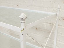 Load image into Gallery viewer, Vintage White Plant Shelf