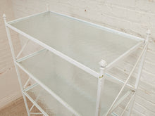 Load image into Gallery viewer, Vintage White Plant Shelf